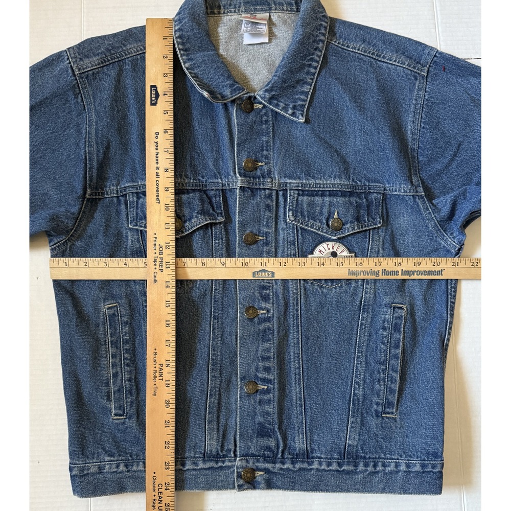 THE DISNEY STORE - Men's‎ Mickey Goofy Donald Denim Jacket - Small (Fits Bigger) - Picture 6 of 8